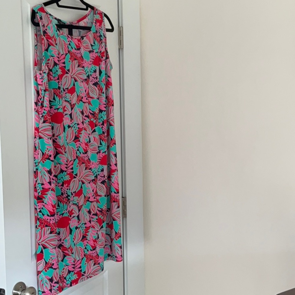 Talbots Sleeveless Longer Dress, Not Quite Maxi, Excellent Condition